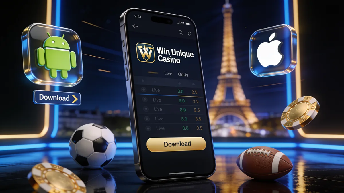 Inscription via l’Application Mobile — win unique casino en France